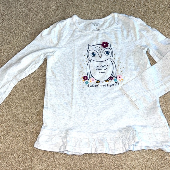 Carter’s long sleeves and cute print - Picture 2 of 4